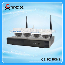4CH Full hd 1,3 Megapixel 960P P2P Onvif nvr Wireless IP-Kamera-Kit Kamera de Überwachung für Innen-und Außenbereich